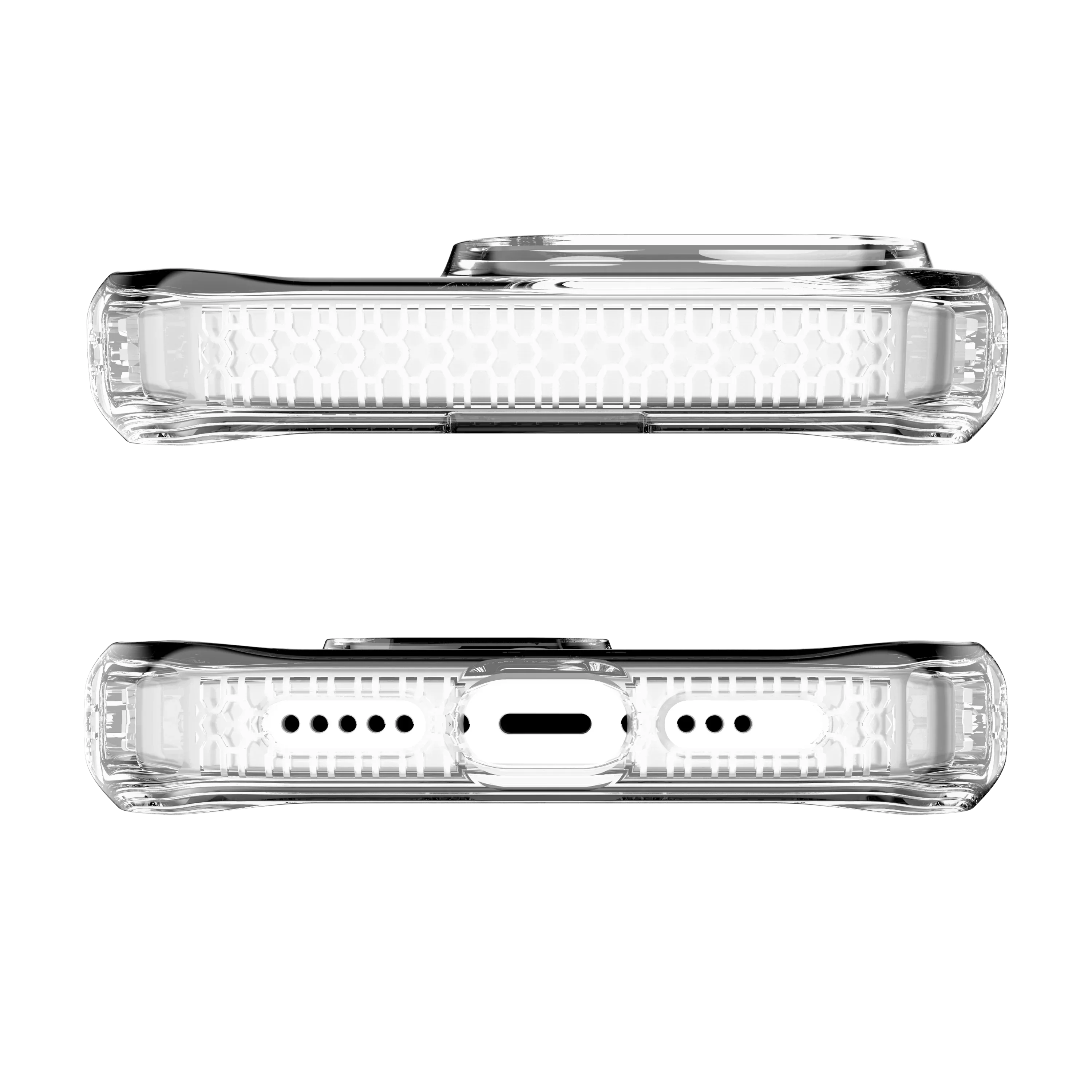 Itskins Hybrid Clear iPhone 15 Pro Max Magsafe Case - Transparent - Tashqila Itskins Hybrid Clear iPhone 15 Pro Max Magsafe Case - Transparent - Tashqila